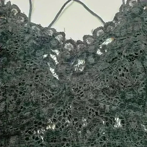 Free People Celine Velvet Bralette Black Size XS - Picture 5 of 7